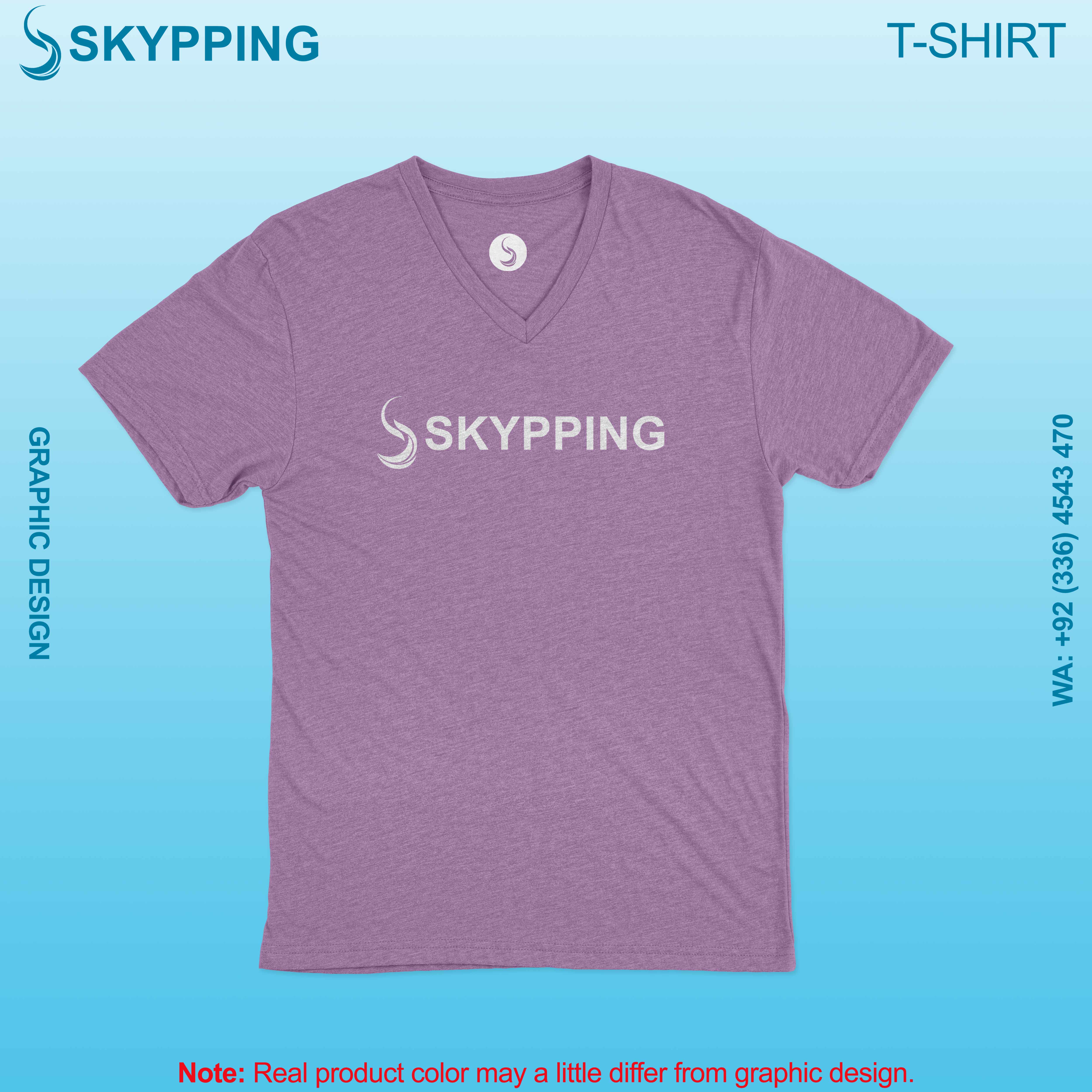 V-Neck Short set-in style sleeve t-shirt for men